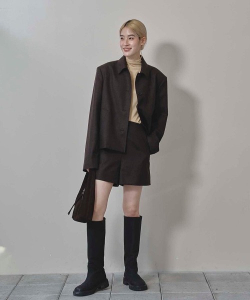 Wool Soutiencollar Jacket（テーラードジャケット）｜TODAYFUL