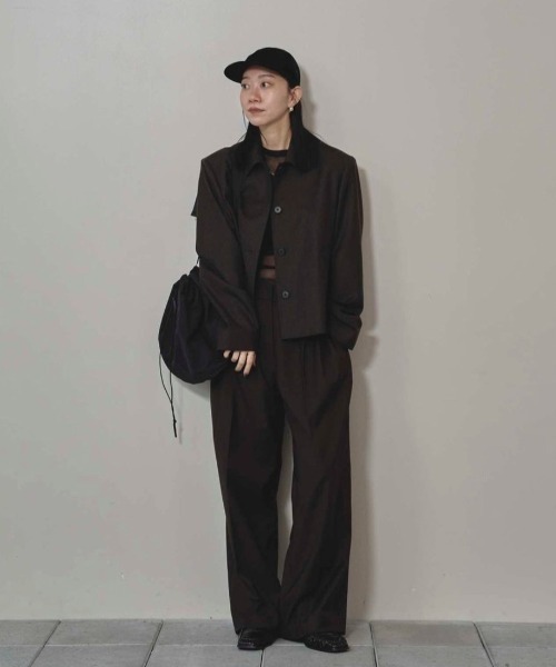 Wool Soutiencollar Jacket（テーラードジャケット）｜TODAYFUL