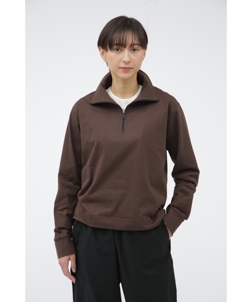 MARGARET HOWELL（マーガレットハウエル）の「COTTON POLYESTER JERSEY（Tシャツ/カットソー・レディース・ブラック/オレンジ系その他3・2）」の2枚目の写真