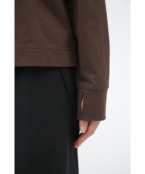 MARGARET HOWELL（マーガレットハウエル）の「COTTON POLYESTER JERSEY（Tシャツ/カットソー・レディース・ブラック/オレンジ系その他3・2）」の11枚目の写真