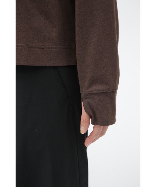 MARGARET HOWELL（マーガレットハウエル）の「COTTON POLYESTER JERSEY（Tシャツ/カットソー・レディース・ブラック/オレンジ系その他3・2）」の12枚目の写真