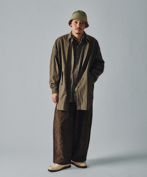JOURNAL STANDARD J.S HOMESTEAD(ジャーナルスタンダードホームステッド)の「J.S.Homestead / ペイズリープリント エアークルーパンツ(その他パンツ・メンズ・ブラウン/ボルドー/ブラック・MEDIUM/LARGE)」の6枚目の写真