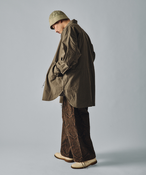 JOURNAL STANDARD J.S HOMESTEAD(ジャーナルスタンダードホームステッド)の「J.S.Homestead / ペイズリープリント エアークルーパンツ(その他パンツ・メンズ・ブラウン/ボルドー/ブラック・MEDIUM/LARGE)」の8枚目の写真
