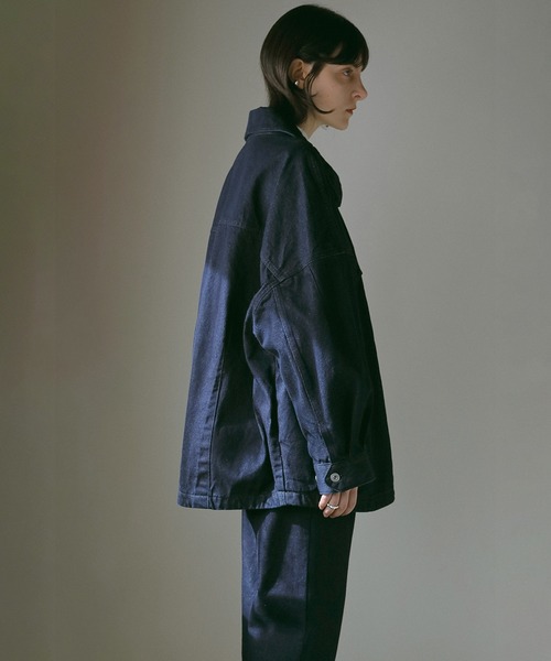 セール】OVER SIZE DENIM JACKET（デニムジャケット）｜MANOF