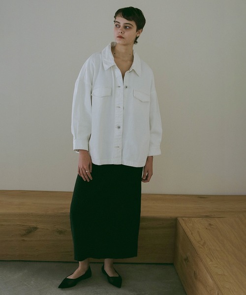 clane manof クラネ　マノフ　オーバーサイズデニムジャケット セール】OVER SIZE DENIM JACKET（デニムジャケット）｜MANOF