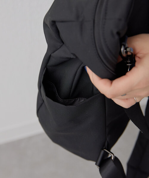 ear PAPILLONNER（イアパピヨネ）の「柄ワイドテープリュック＆ショルダーバッグ（バックパック/リュック・レディース・グレー系その他/ブラック系その他・FREE）」の17枚目の写真