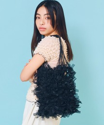 Casselini(キャセリーニ)チュールリボンバッグ