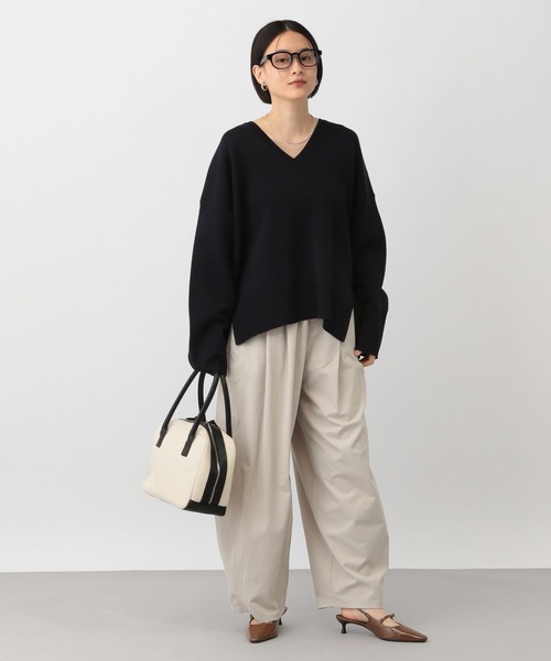 A part by(アパートバイ)の「バイカラーキャンバスボストン(ボストンバッグ・レディース・ライトブラウン/ブラック・FREE)」の10枚目の写真