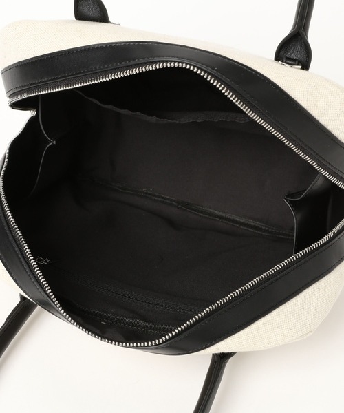 A part by(アパートバイ)の「バイカラーキャンバスボストン(ボストンバッグ・レディース・ライトブラウン/ブラック・FREE)」の19枚目の写真