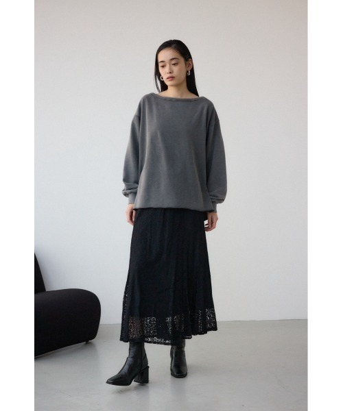 AZUL by moussy（アズールバイマウジー）の「レースフレアスカート（スカート・レディース・ブラック/オフホワイト・SMALL/MEDIUM）」の10枚目の写真