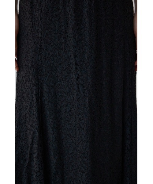 AZUL by moussy（アズールバイマウジー）の「レースフレアスカート（スカート・レディース・ブラック/オフホワイト・SMALL/MEDIUM）」の3枚目の写真