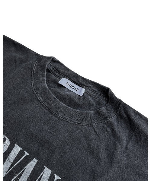 ANDRAP/アンドラップ/NIRVANA S/S TEE/ニルヴァーナ 半袖Tシャツ