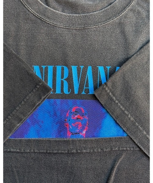 NIRVANA Tシャツ 青色 S NIRVANA Tシャツ 青色 S