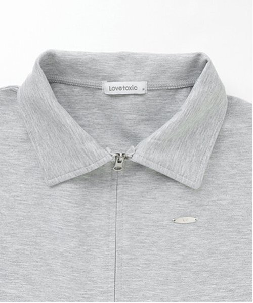 LOVETOXIC（ラブトキシック）の「ダンボールジップワンピース（ワンピース・キッズ・ブラック/トップグレー・M:150cm/S:140cm/L:160cm）」の11枚目の写真