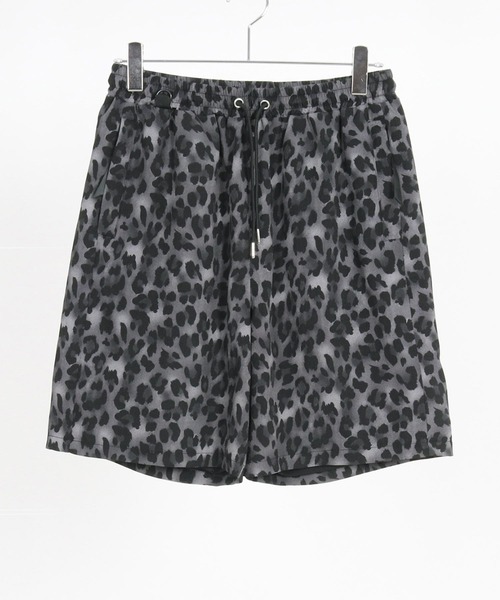 mp13371-Soft Touch Leopard Pattern Shorts ショートパンツ