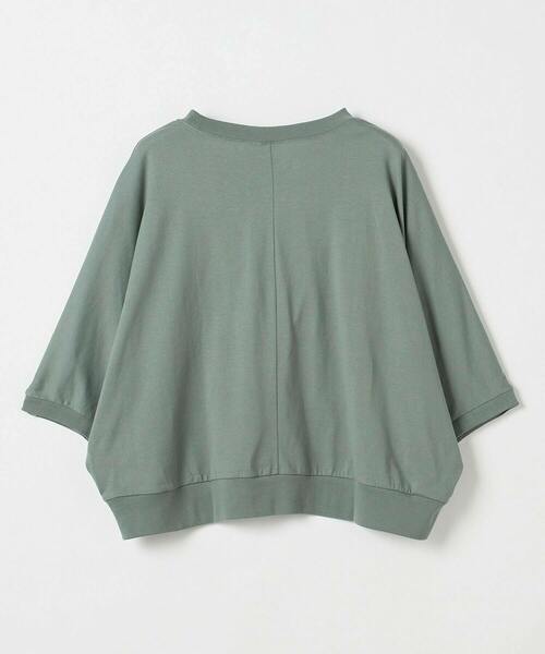 ADIEU TRISTESSE(アデュートリステス)の「60/2天竺Tシャツ(Tシャツ/カットソー・レディース・ブルーグレー/ストライプ/ライトグレー・FREE)」の4枚目の写真