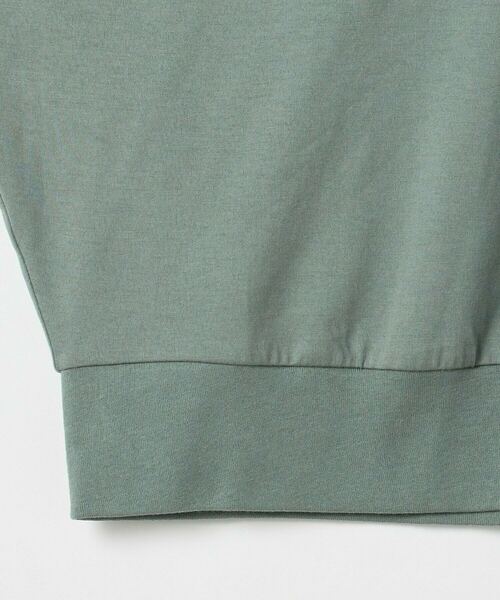 ADIEU TRISTESSE(アデュートリステス)の「60/2天竺Tシャツ(Tシャツ/カットソー・レディース・ブルーグレー/ストライプ/ライトグレー・FREE)」の7枚目の写真