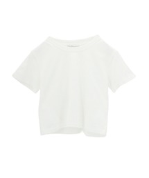 tinkerend（ティンカーエンド）の「cropped short T-shirt / クロップド丈半袖Tシャツ（Tシャツ/カットソー）」