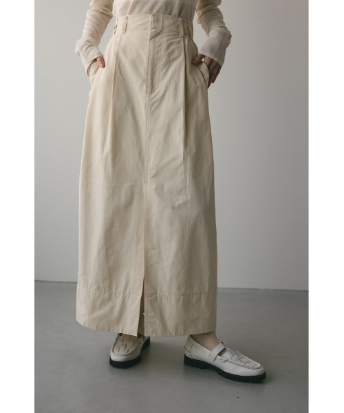 STYLEMIXER（スタイルミキサー）の「フロントスリットタックスカート（スカート・レディース・レッド/アイボリー/ブラック・SMALL/MEDIUM）」の7枚目の写真