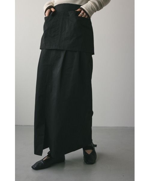 STYLEMIXER（スタイルミキサー）の「フロントスリットタックスカート（スカート・レディース・レッド/アイボリー/ブラック・SMALL/MEDIUM）」の16枚目の写真