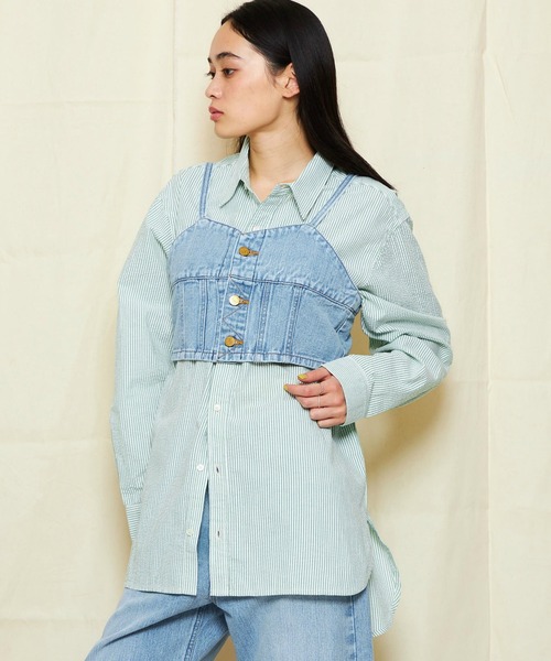 セール】Lee/リー デニムビスチェ【カーヴデニムパンツ