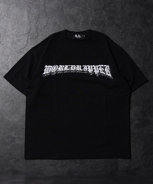 RIPPER（リッパー）の「【RIPPER】ワールド RIPPER 刺繍 ヘビーウェイト Tシャツ / World RIPPER Embroidered Heavyweight T-Shirt（Tシャツ/カットソー・メンズ・ホワイト/ブラック/グレー・M/L）」の15枚目の写真