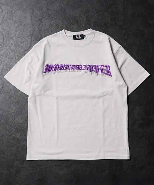 RIPPER（リッパー）の「【RIPPER】ワールド RIPPER 刺繍 ヘビーウェイト Tシャツ / World RIPPER Embroidered Heavyweight T-Shirt（Tシャツ/カットソー・メンズ・ホワイト/ブラック/グレー・M/L）」の16枚目の写真