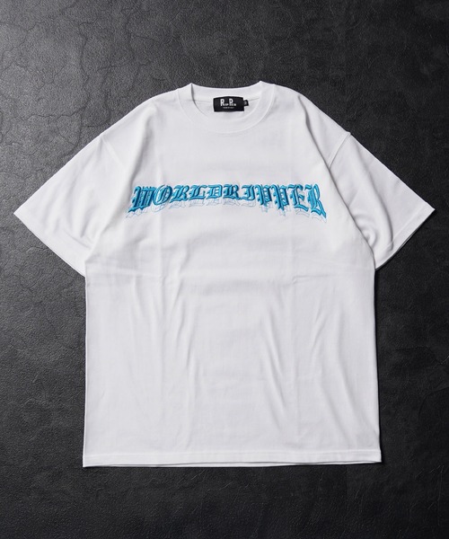 RIPPER（リッパー）の「【RIPPER】ワールド RIPPER 刺繍 ヘビーウェイト Tシャツ / World RIPPER Embroidered Heavyweight T-Shirt（Tシャツ/カットソー・メンズ・ホワイト/ブラック/グレー・M/L）」の14枚目の写真