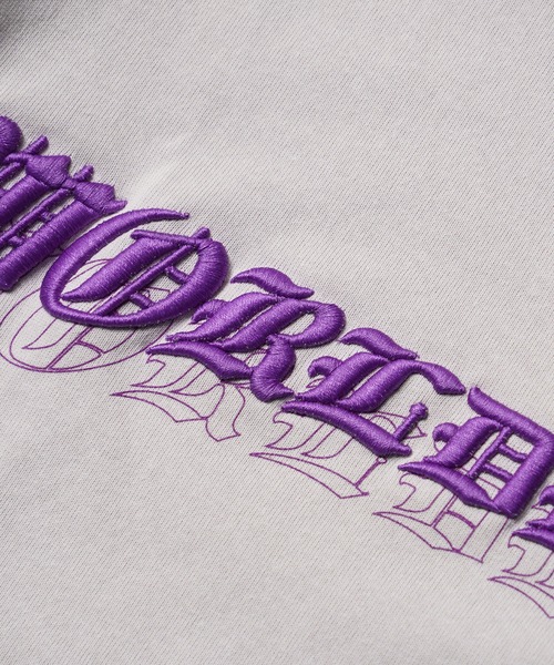 RIPPER（リッパー）の「【RIPPER】ワールド RIPPER 刺繍 ヘビーウェイト Tシャツ / World RIPPER Embroidered Heavyweight T-Shirt（Tシャツ/カットソー・メンズ・ホワイト/ブラック/グレー・M/L）」の12枚目の写真