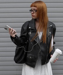 blackupレザージャケット ブラック BLACKUP レザージャケット ライダース 「MADE」 バーキシヴィンテージ