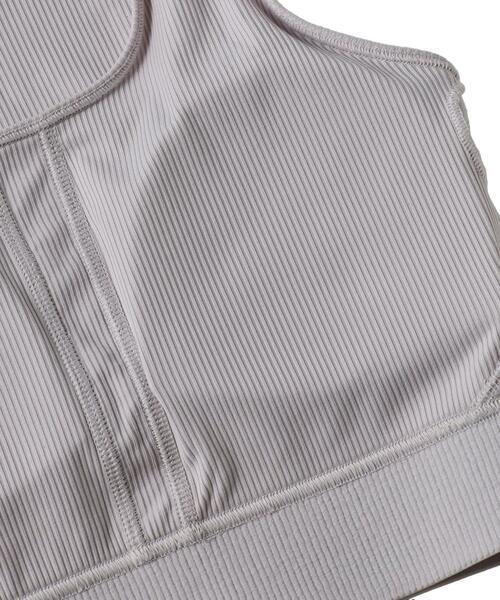 UNDER ARMOUR（アンダーアーマー）の「UAリブ ブラ ミディアムサポート（トレーニング/レディース）（スポーツブラ・レディース・ベージュ・S/M/XL/L）」の5枚目の写真