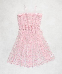 フラワーチュールフリルキャミワンピース/おとな