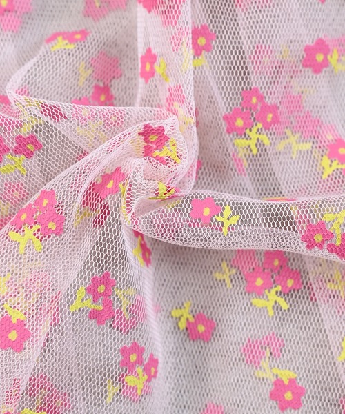 MARKEY'S(マーキーズ)の「フラワーチュールフリルキャミワンピース/おとな(ワンピース・レディース・ピンク/グリーン・160cm)」の8枚目の写真