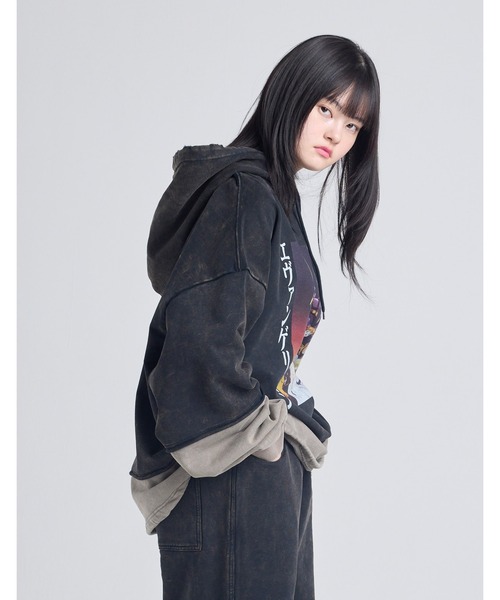 Little sunny bite(リトルサニーバイト)の「/evangelion x little sunny bite / foodie(パーカー・メンズ・ブルー/ブラック/ピンク・MEDIUM/SMALL)」の6枚目の写真