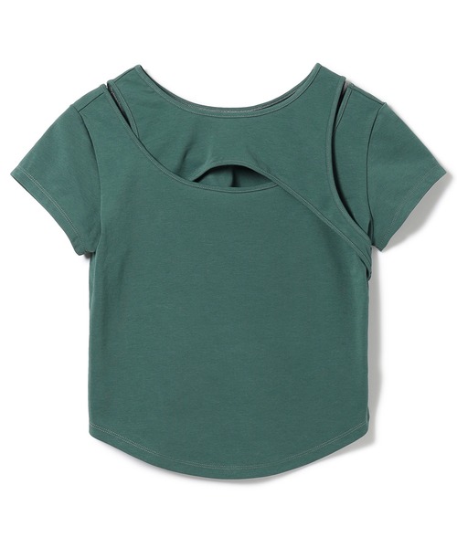 tシャツ HandsomeCottonカットアウトTシャツ レディース HandsomeCottonカットアウトTシャツ（Tシャツ/カットソー
