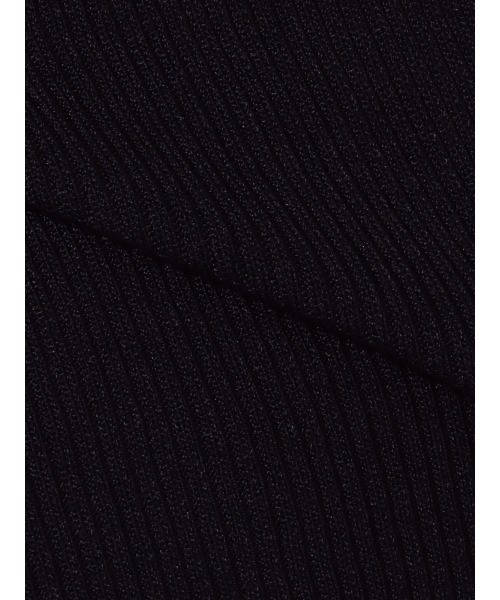 SUIT SQUARE(スーツスクエア)の「クルーネックシアーリブニット 長袖 ハンドウォッシュ レーヨンナイロン 無地(Tシャツ/カットソー・レディース・ホワイト系/ブラック系・38(9号))」の9枚目の写真