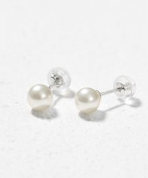 K10 ホワイトゴールド シェル/貝 パール ピアス