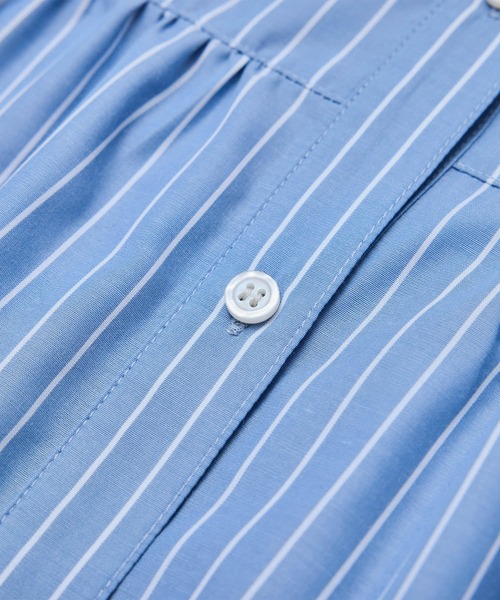 ROPE' PICNIC(ロペピクニック)の「【UV対応・防シワ】フレンチペプラムシャツ(シャツ/ブラウス・レディース・オフホワイト/ブルー/サックスブルー/ピンク・38)」の21枚目の写真