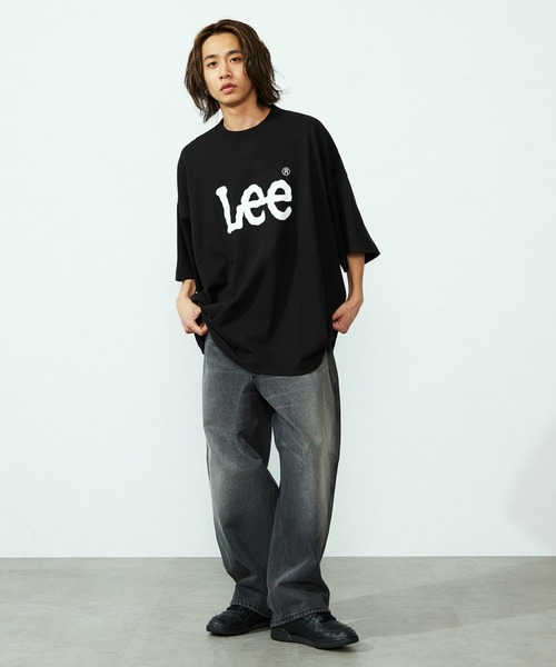 スーパーサイズドLeeロゴTシャツ 超ビッグフィット FINAL SALE】スーパーサイズドLeeロゴTシャツ 超ビッグフィット