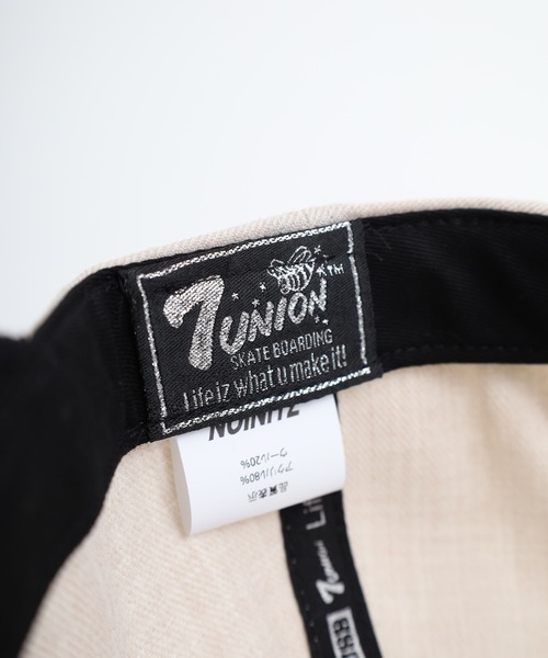 7Union（セブンユニオン）の「7UNION NATIVE SKULL 7USB スカル 刺繍 5パネルキャップ（キャップ・メンズ・オートミール/ブラック・FREE）」の15枚目の写真