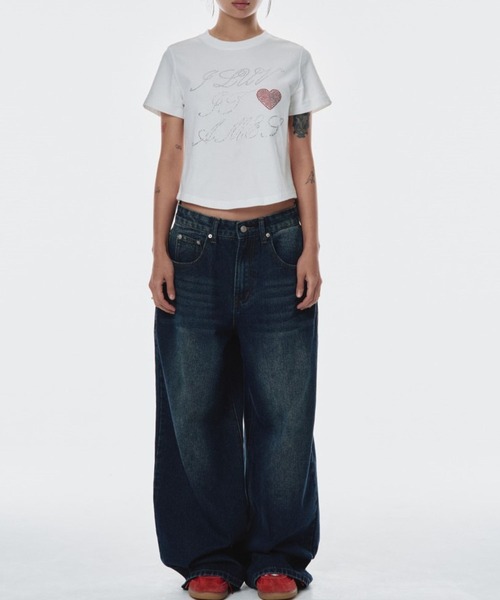 tシャツ AMES WORLDWIDE ／APPLIQUE T レディース AMESーWORLDWIDE tシャツ AMES WORLDWIDE ／APPLIQUE T
