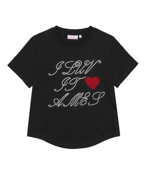 ☆K-POPアイドル着用 AMES WORLDWIDE ／HOTFIXクロップT（T