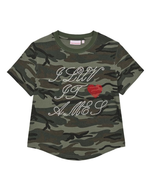 ☆K-POPアイドル着用 AMES WORLDWIDE ／HOTFIXクロップT（T