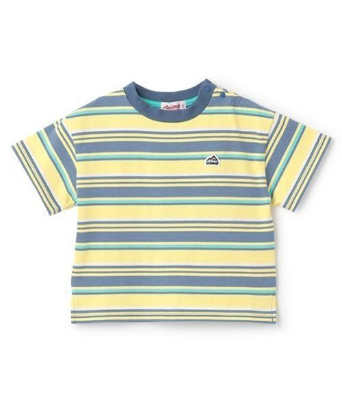 minimal(ミニマル)の「ボーダーTシャツ(Tシャツ/カットソー・キッズ・イエロー/黄緑系/オレンジ/ブラック・100cm/110cm/120cm/90cm/130cm/140cm)」の19枚目の写真
