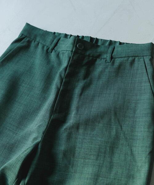 ITEMS URBANRESEARCH(アイテムズ アーバンリサーチ)の「『イージーケア/速乾/UVカット』『セットアップ対応』クイックドライリネンタッチイージーパンツ(その他パンツ・メンズ・ブラウン/グリーン/ブラック/チャコールグレー・MEDIUM/LARGE)」の9枚目の写真