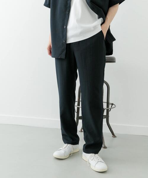 ITEMS URBANRESEARCH(アイテムズ アーバンリサーチ)の「『イージーケア/速乾/UVカット』『セットアップ対応』クイックドライリネンタッチイージーパンツ(その他パンツ・メンズ・ブラウン/グリーン/ブラック/チャコールグレー・MEDIUM/LARGE)」の14枚目の写真