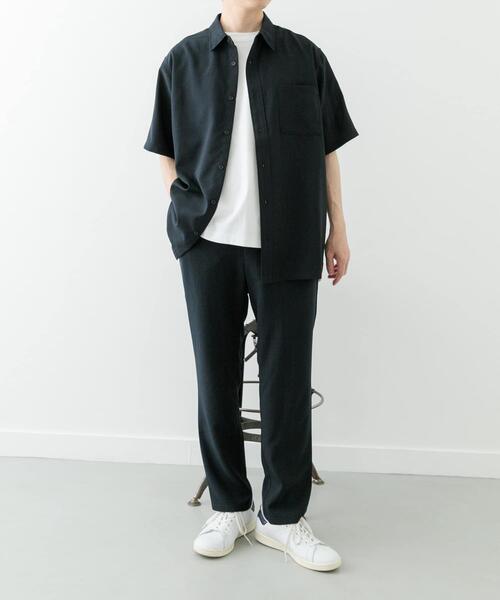 ITEMS URBANRESEARCH(アイテムズ アーバンリサーチ)の「『イージーケア/速乾/UVカット』『セットアップ対応』クイックドライリネンタッチイージーパンツ(その他パンツ・メンズ・ブラウン/グリーン/ブラック/チャコールグレー・MEDIUM/LARGE)」の11枚目の写真