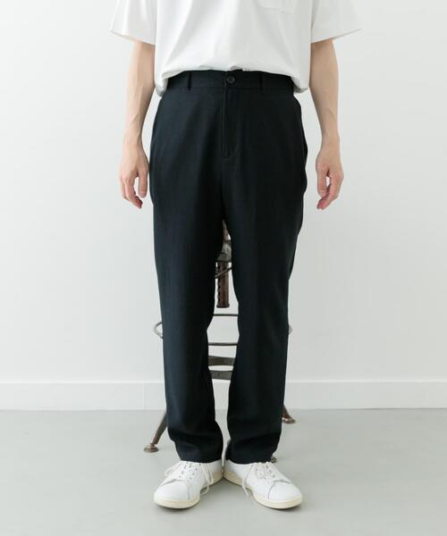 ITEMS URBANRESEARCH(アイテムズ アーバンリサーチ)の「『イージーケア/速乾/UVカット』『セットアップ対応』クイックドライリネンタッチイージーパンツ(その他パンツ・メンズ・ブラウン/グリーン/ブラック/チャコールグレー・MEDIUM/LARGE)」の10枚目の写真