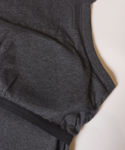 coca（coca）（コカ）の「【WEB限定セール】外で着られるブラワンピース OUT BRA ホルターネックカップ付きワンピース（ワンピース・レディース・チャコール/ブラック・S/M/L）」の18枚目の写真