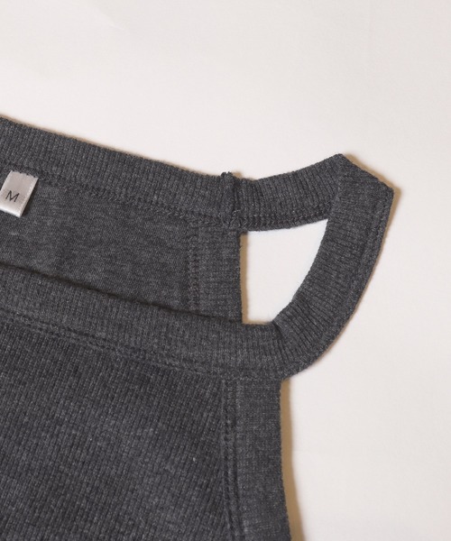 coca（coca）（コカ）の「【WEB限定セール】外で着られるブラワンピース OUT BRA ホルターネックカップ付きワンピース（ワンピース・レディース・チャコール/ブラック・S/M/L）」の17枚目の写真